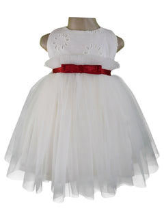 Kids Dress_Faye Ivory Ruffle Dress