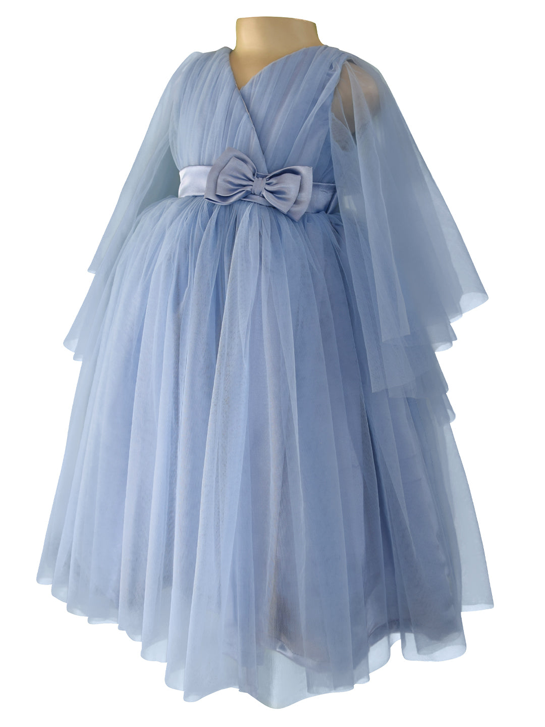 Kids Gowns_Faye Dusty Blue Gown