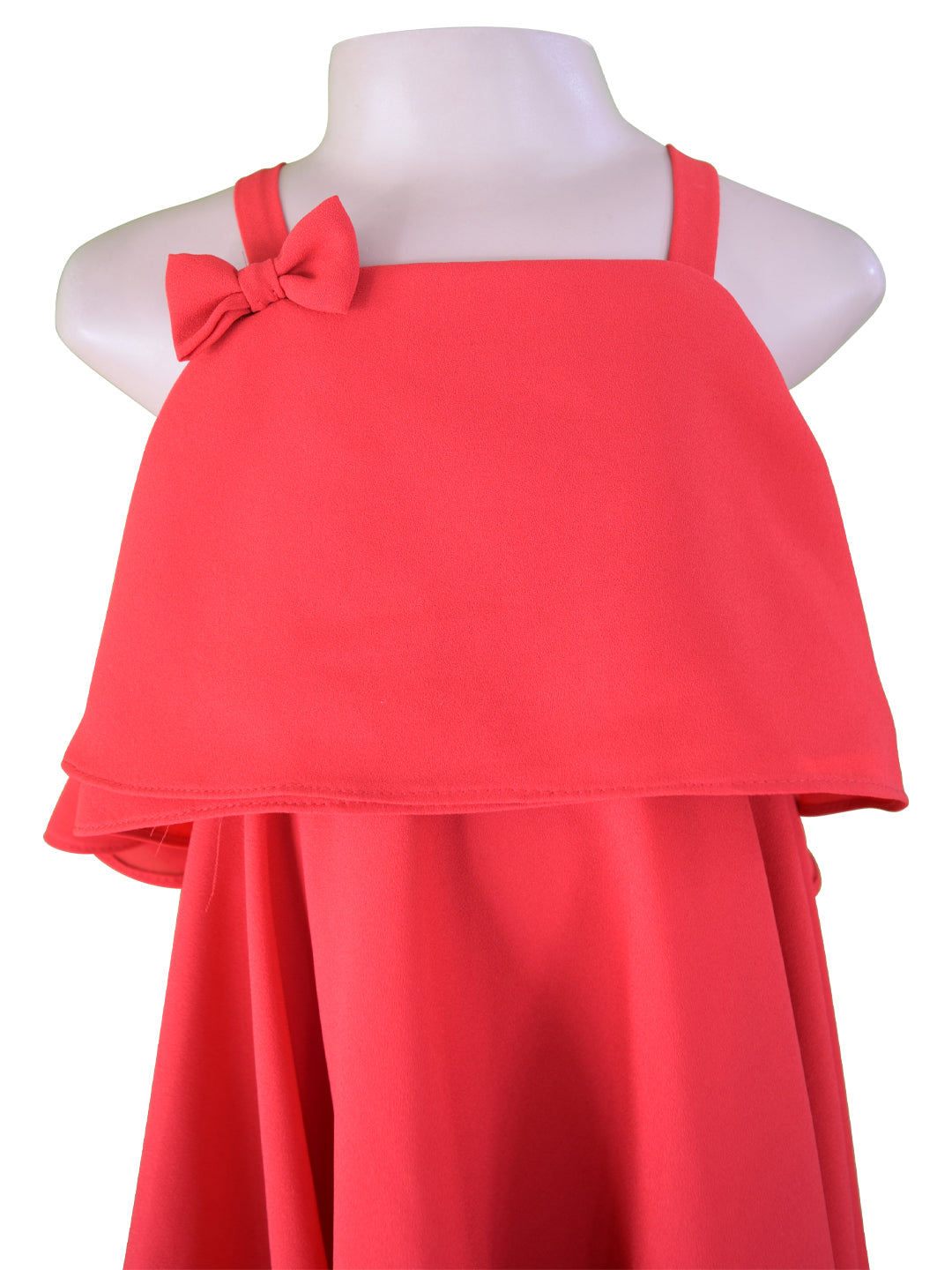 Faye Red Strappy Dress for Girls