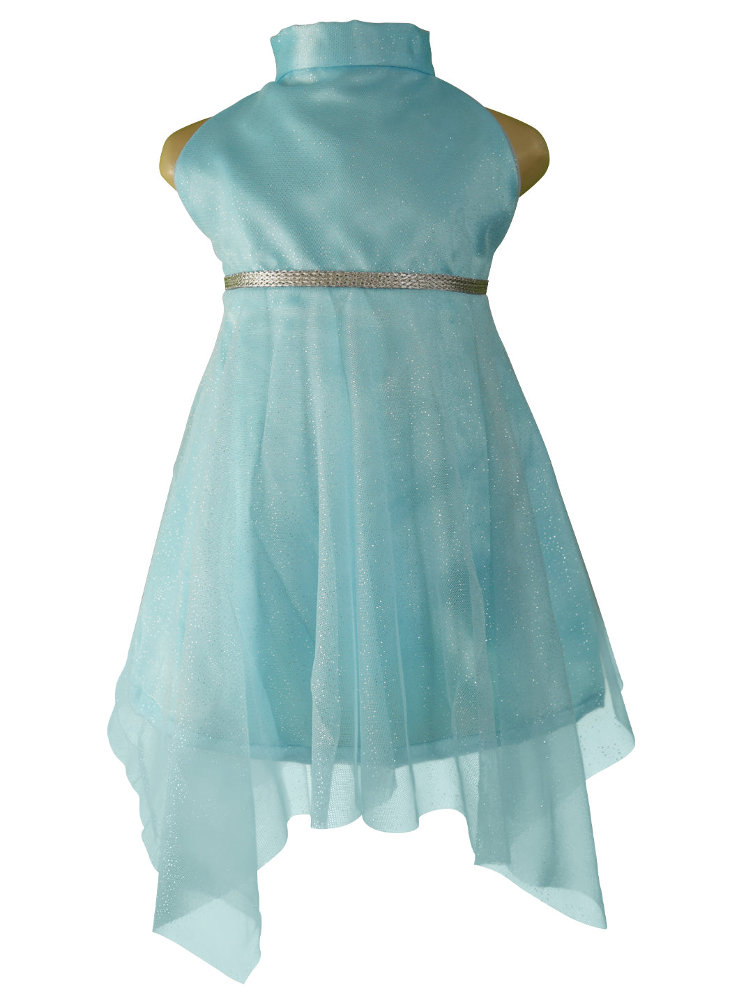 Kids party Dress | Faye Sky blue Sparkle Dress