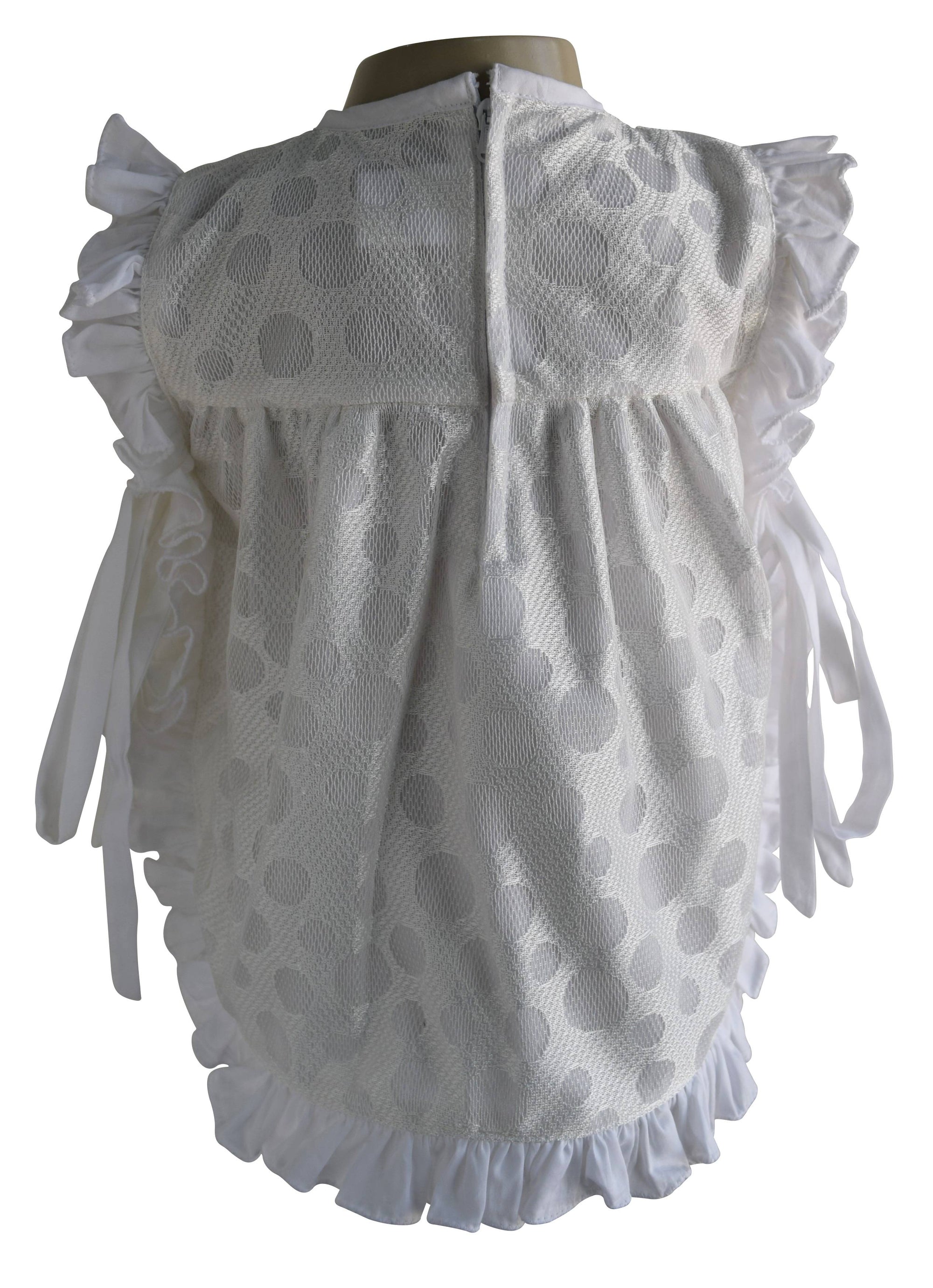 Faye Ivory Lace Baby Dress