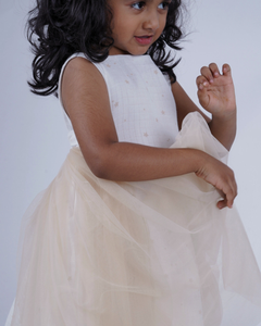 Faye Gold & Ivory Angel Semi-formal Dress for little girls 