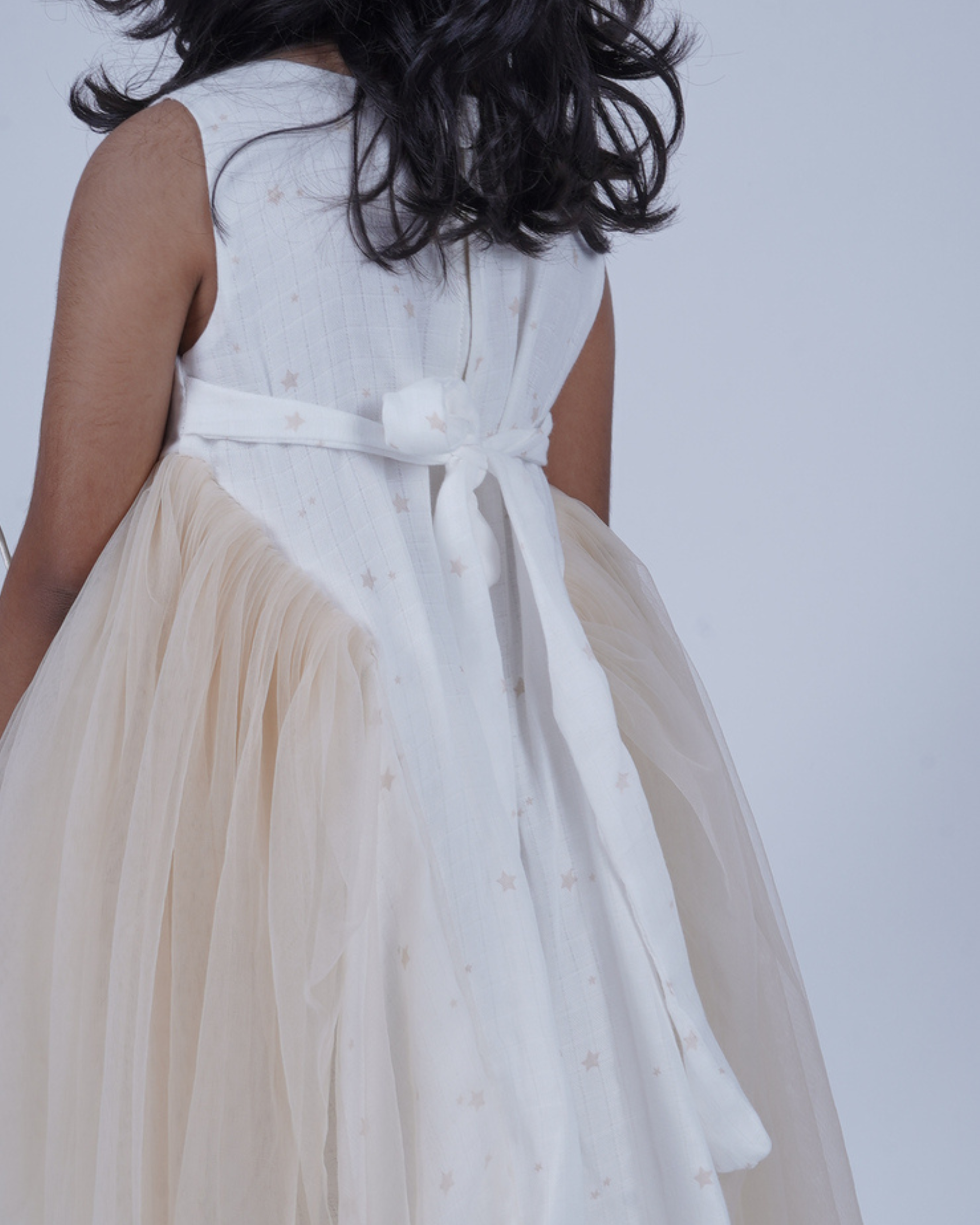 Faye Gold & Ivory Angel Semi-formal Dress for little girls 