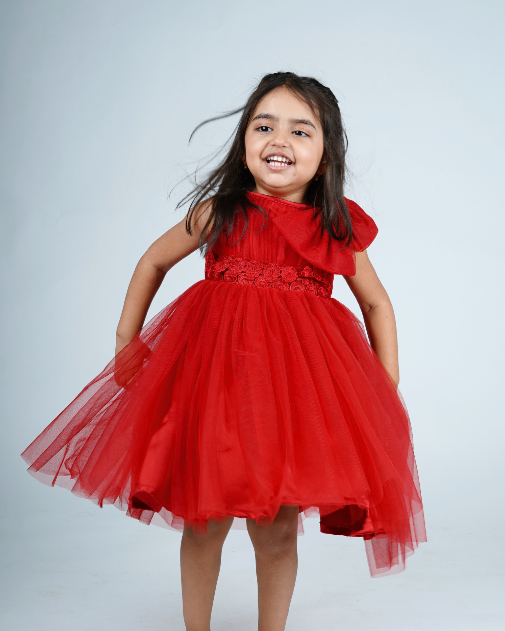 Faye Maroon Lace Boatneck Dress_Girls Dresses