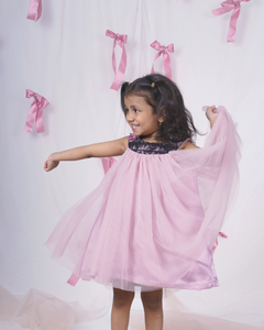 Faye Taupe & Black Swing Dress | Pink casual dresses for girls