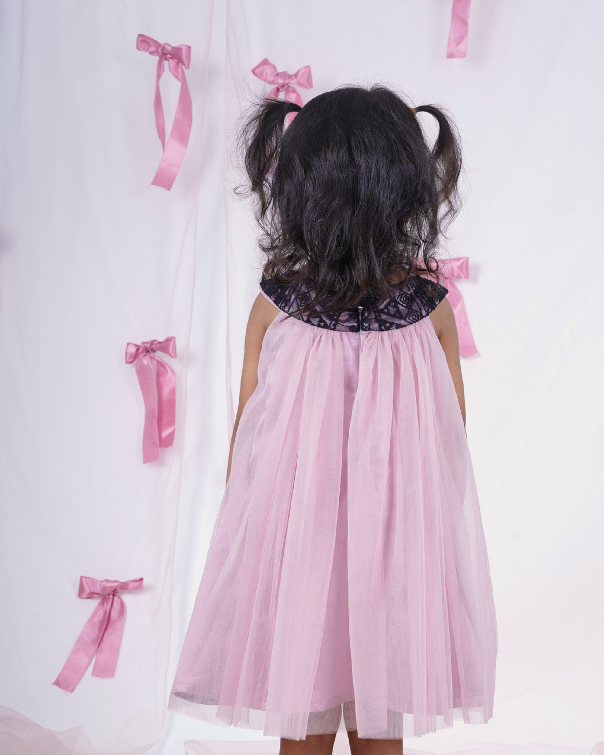 Faye Taupe & Black Swing Dress | Pink casual dresses for girls