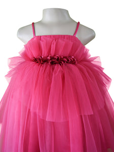 Girls Party Dress_Faye Berry Asymmetric Dress