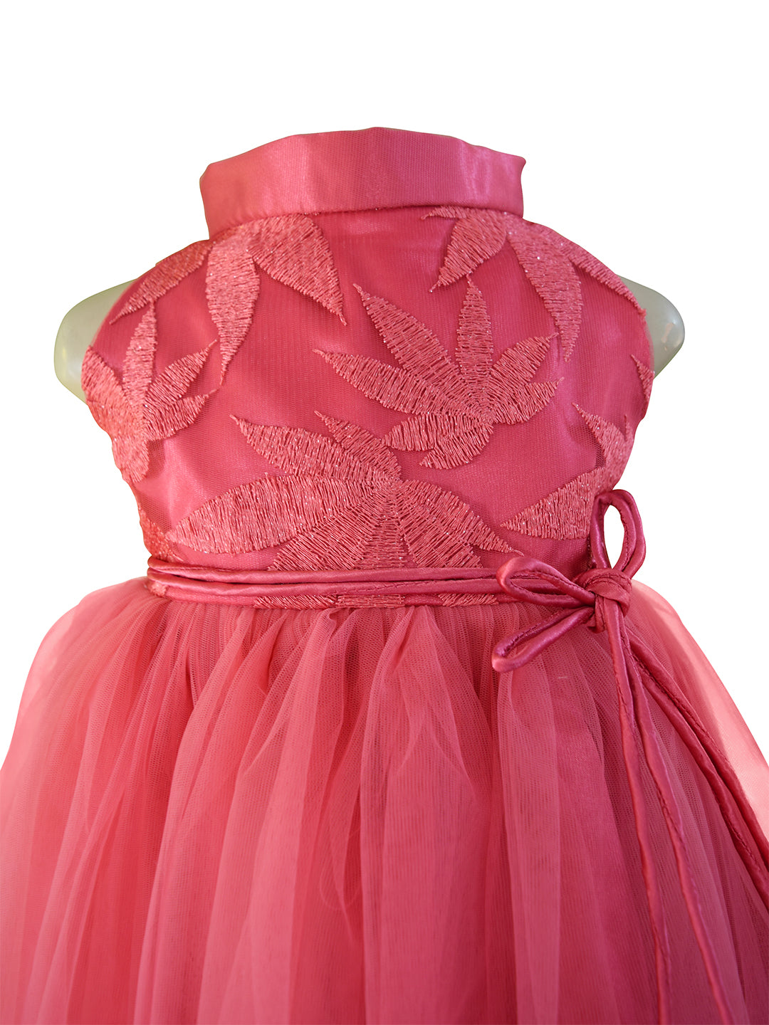 Faye Berry Emboridered High Neck Dress for little girls