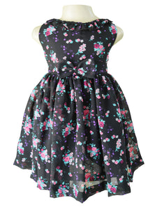 Kids Dresses | Faye Black Floral Dress