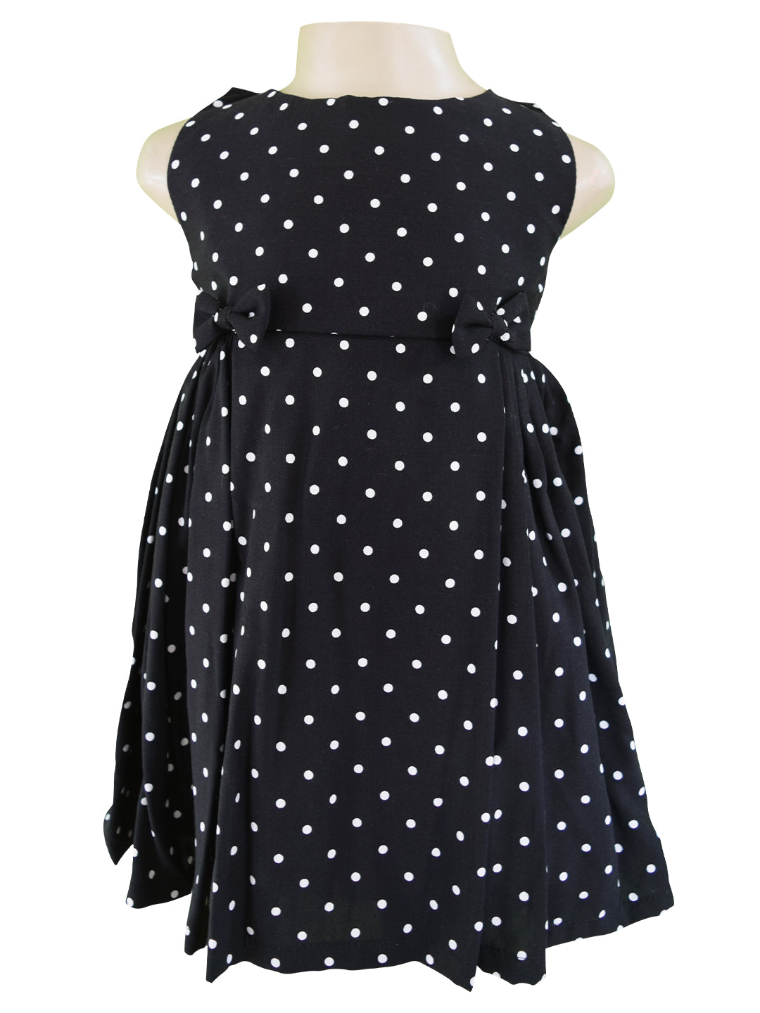 Kid Girls Dress Faye Black White Polka Dress faye