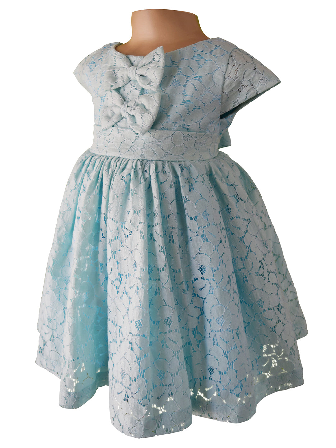 Dress for Kids_Faye Blue Lace Dress