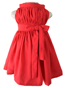 Faye Cherry Red Dress for Girls