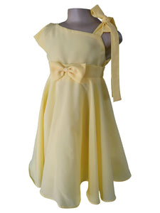 Faye Lemon One-Shoulder Dress for Grils