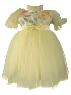 Party Dress_Faye Lime Yellow Embroiderd Dress