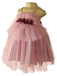 Baby Dress_Faye Mauve Asymmetric Dress
