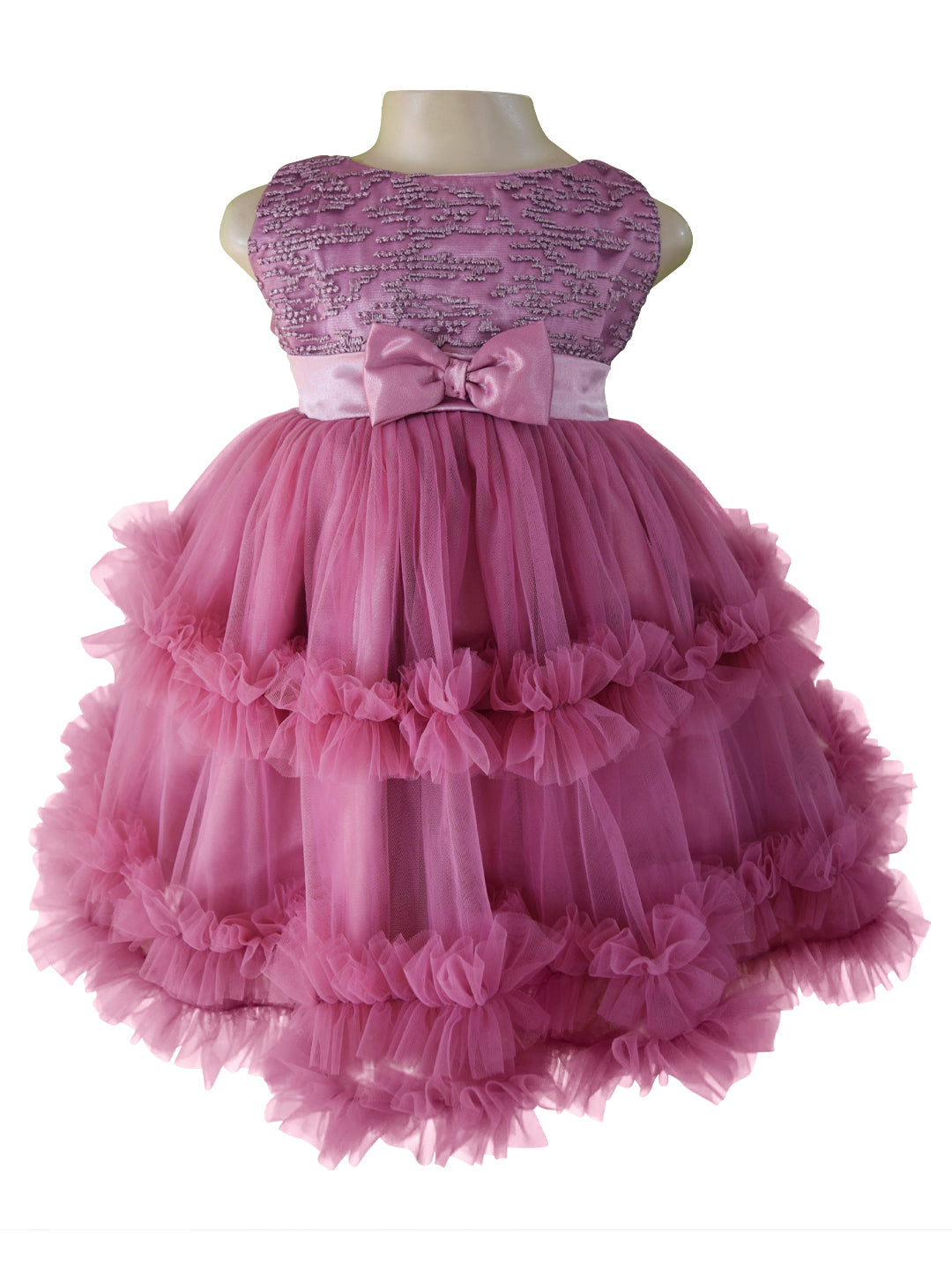 Party Dress_Faye Mauve Embroidered Tiered Dress