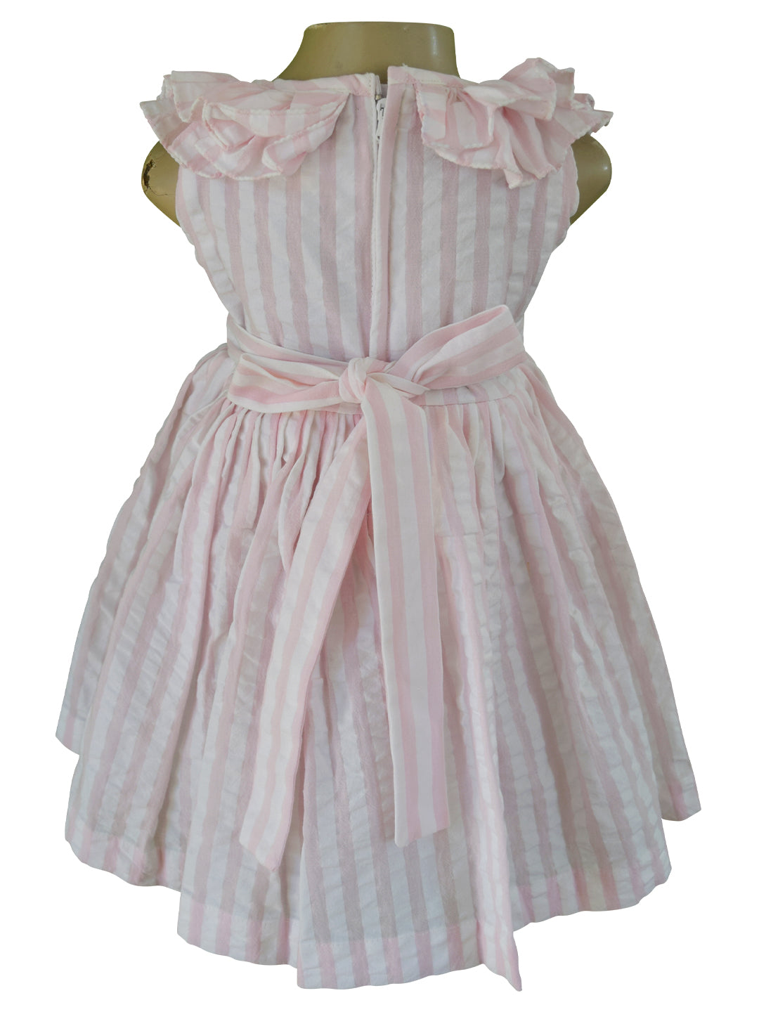 Faye Pink Seersucker Dress