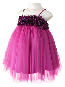 Baby Girl Party Dress_Faye Plum Tutu Dress