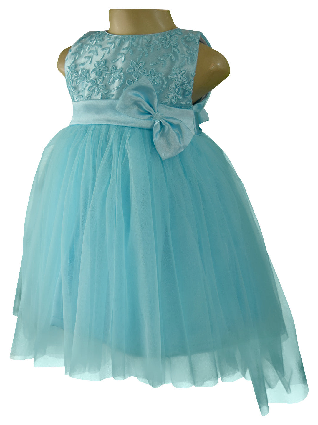 Girls Party Dress Faye Sky Blue Hi-Low Dress faye