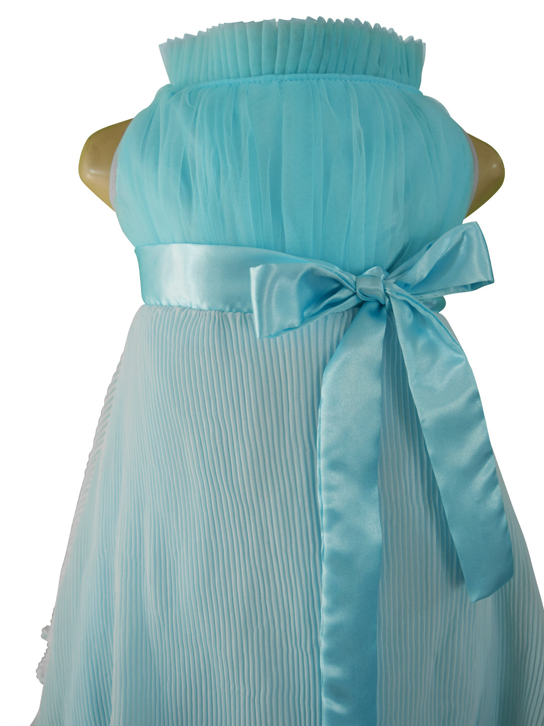 Faye Sky Blue Pleated Dress