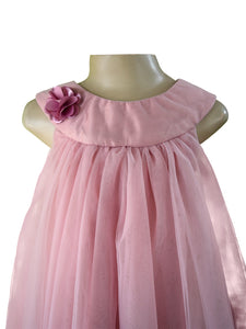 Faye Taupe Swing dress for little girls