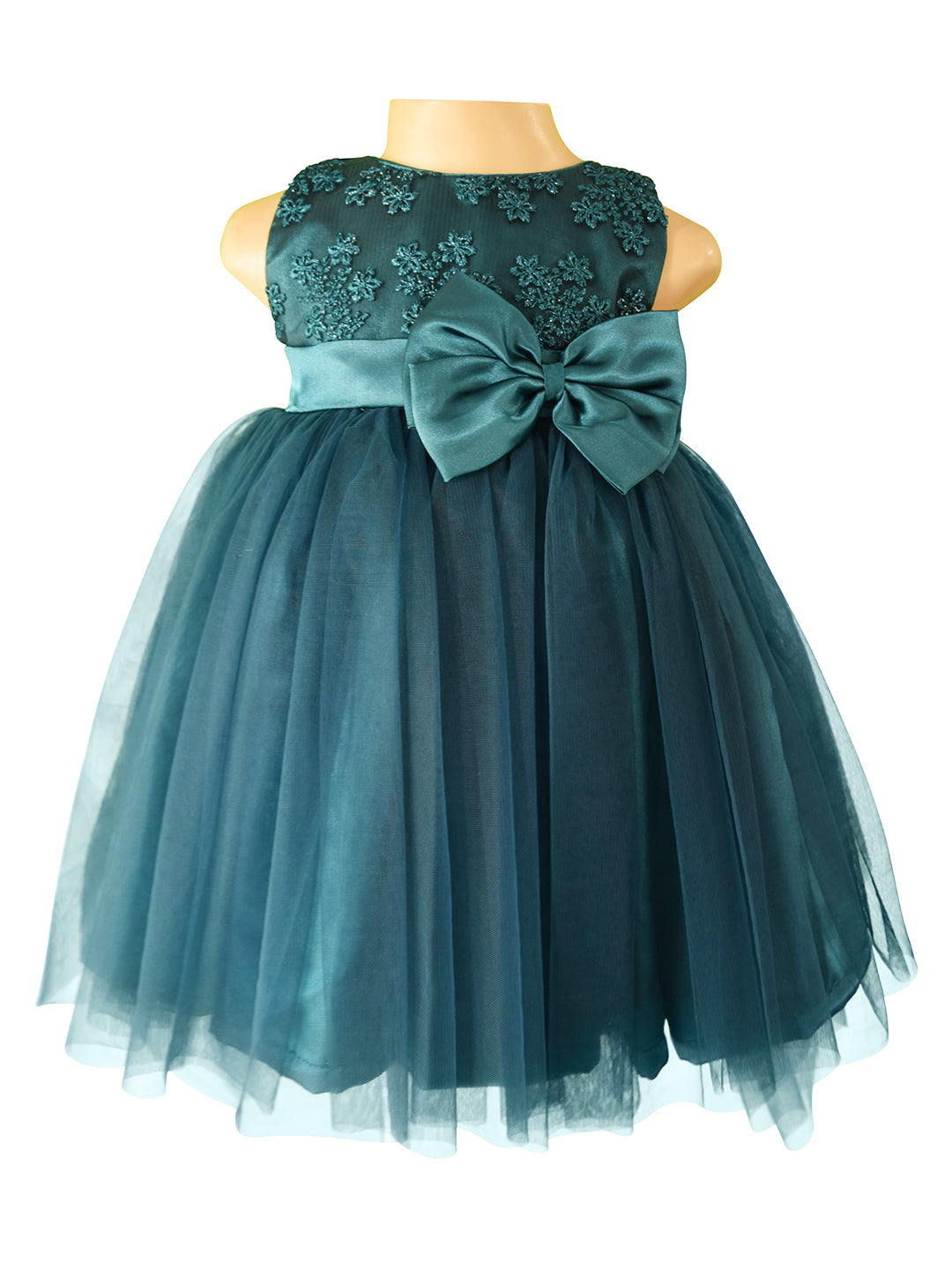 Faye Teal Green Hi-low Dress - Main Image