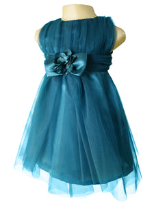 Dress for Girls_Faye Teal Party Dress