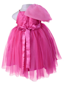 Berry Bow Dress for baby girls