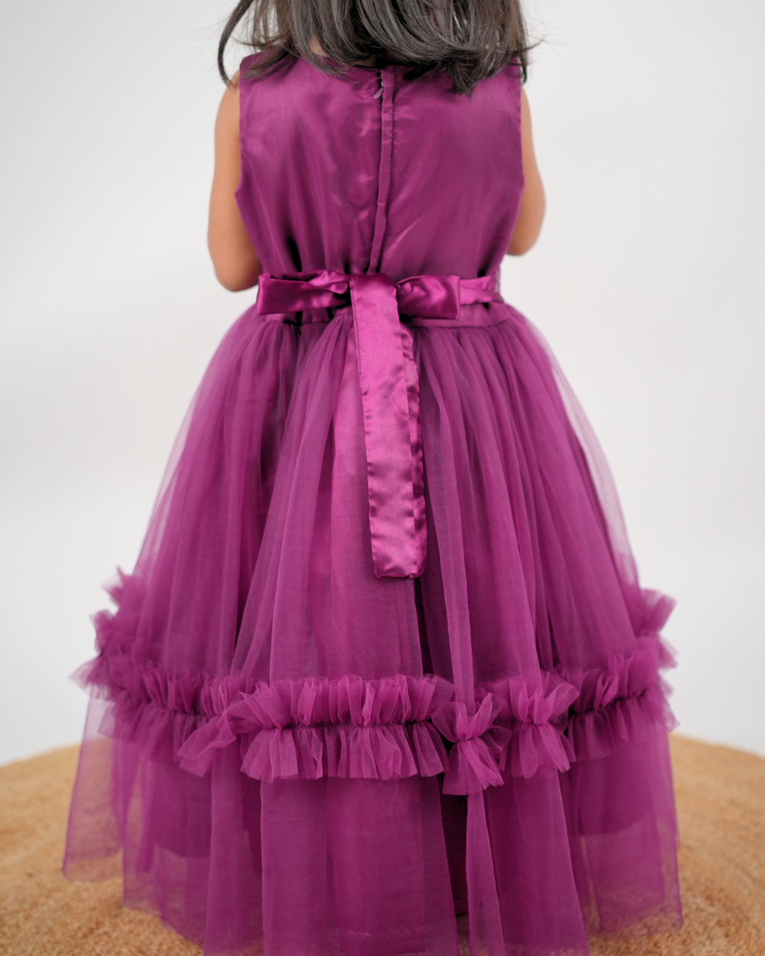 Faye Wine Sequin Gown