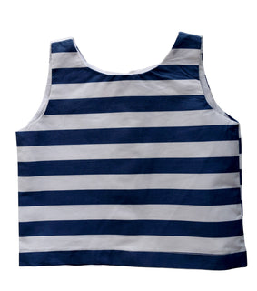 Faye Blue Striped Top for girls
