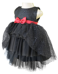 Birthday Dress_Faye Black Mono Embroidered Dress
