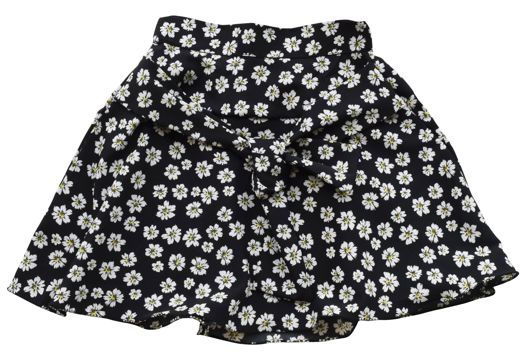 baby skirt_Faye Black Flower Print Skirt
