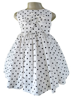Dress for Kids_Faye Black Polka Dot Dress