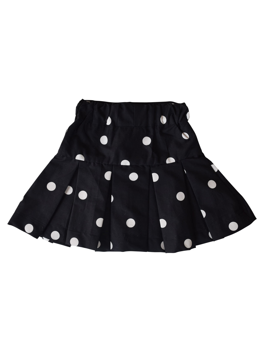 Skirt for Girls_Faye Black & White Polka Skirt