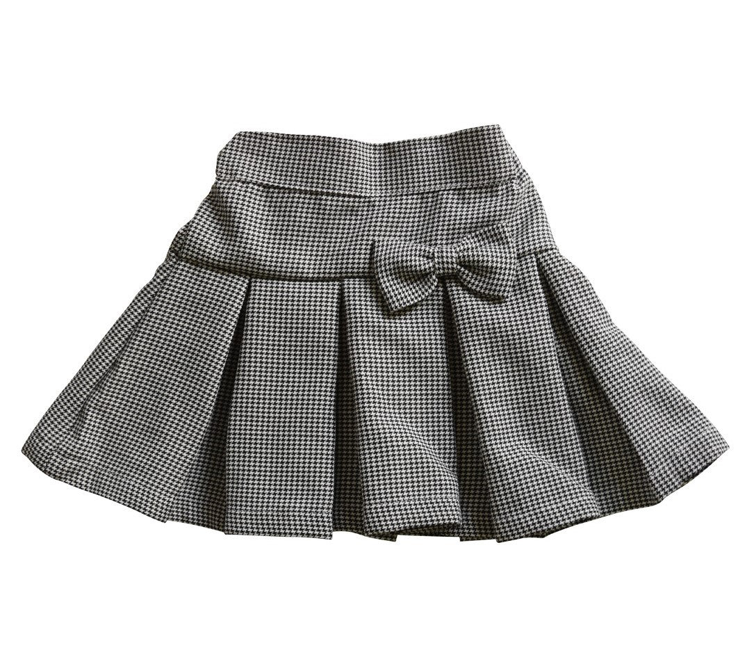 Kids skirt_Faye Black & White Shimmer Skirt