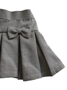 Faye Black & White Shimmer Skirt for girls