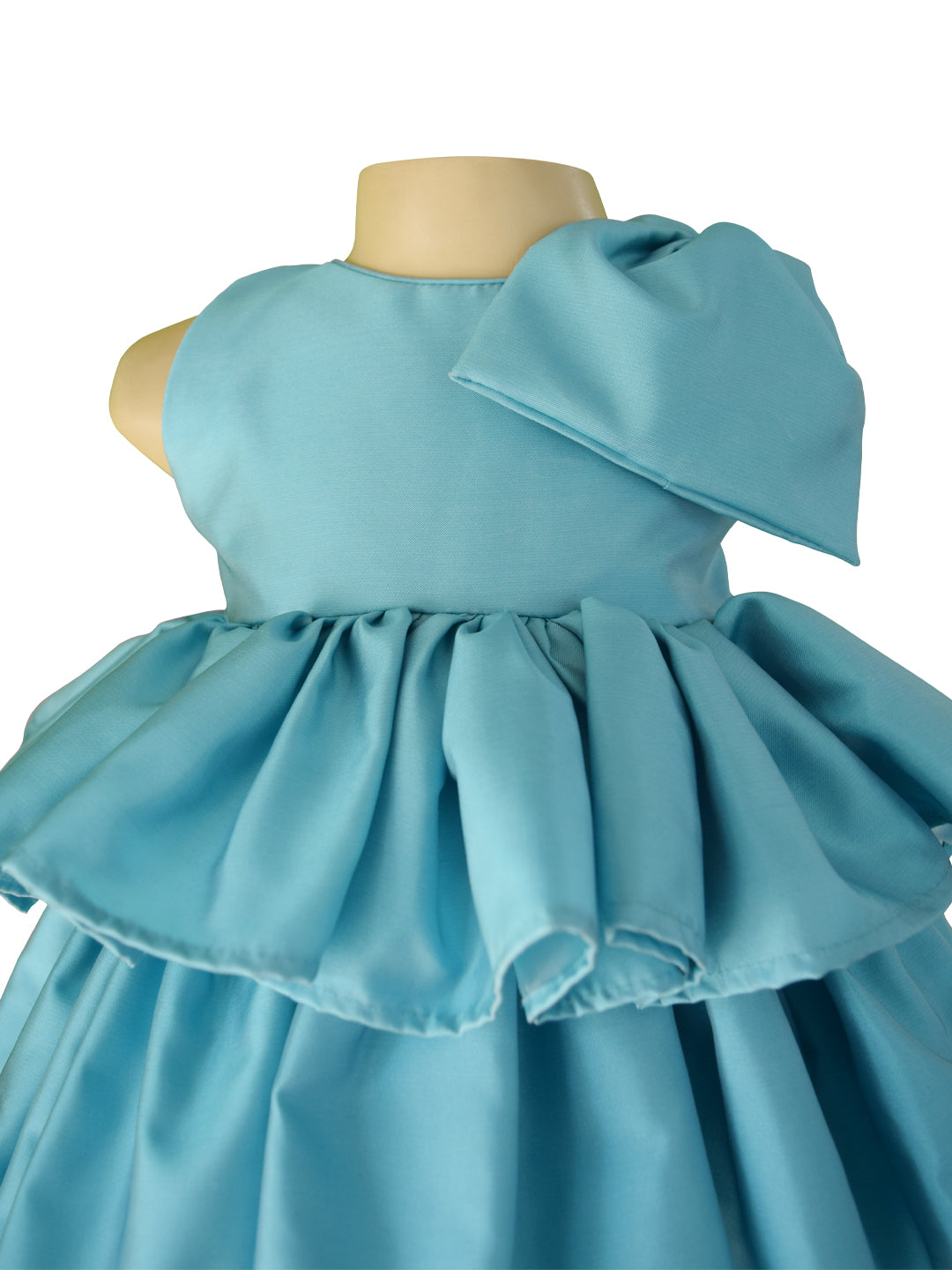 Kids Party Dress_Faye Blue Tiered Dress