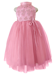Gown for Girls_Faye Blush Embroidered Gown