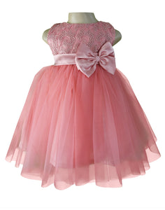 Baby Dress_Faye Blush pink Hi-low Dress