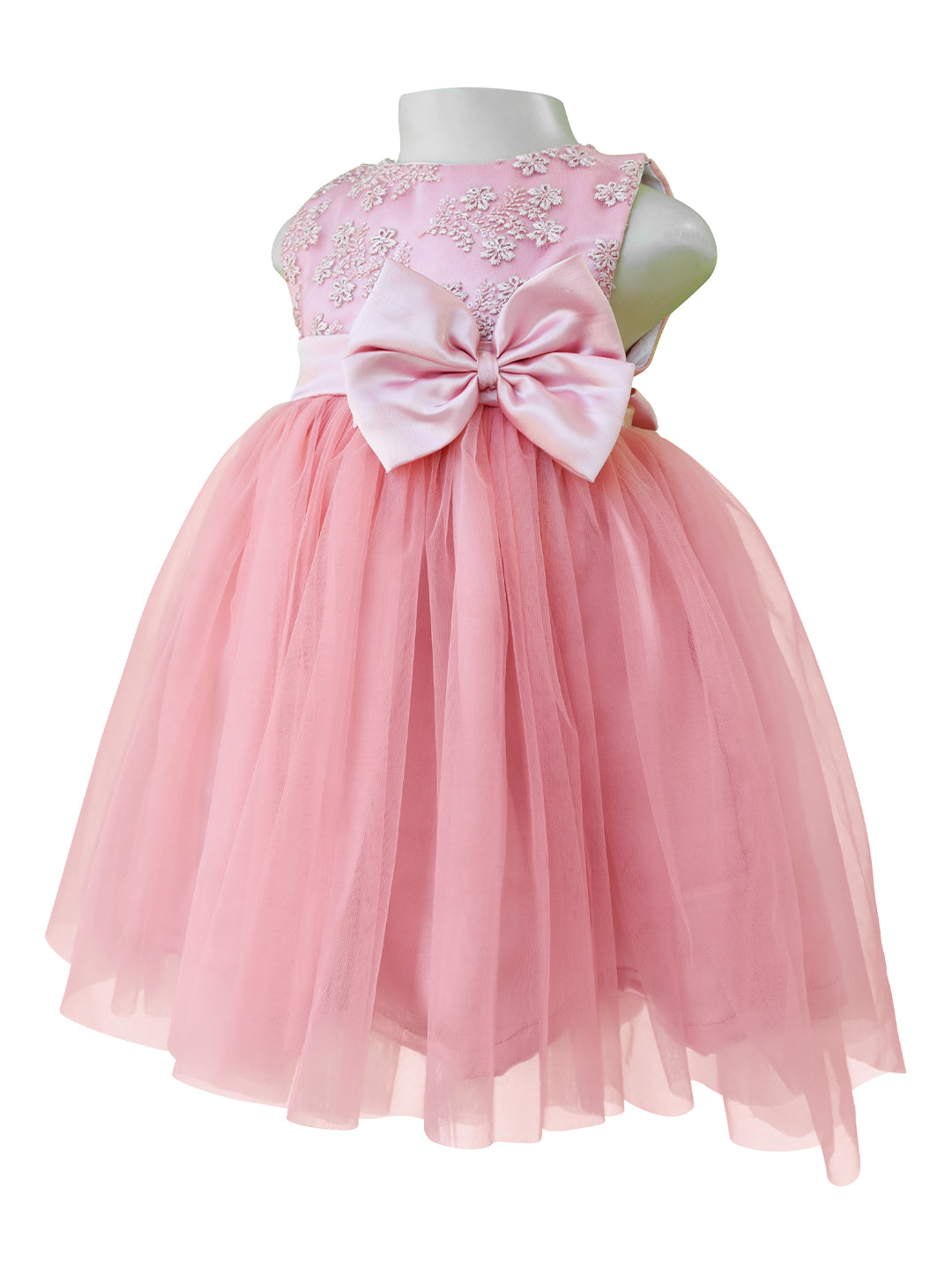 Baby Birthday Dress | Faye Blushpink Hi-low Party Dress