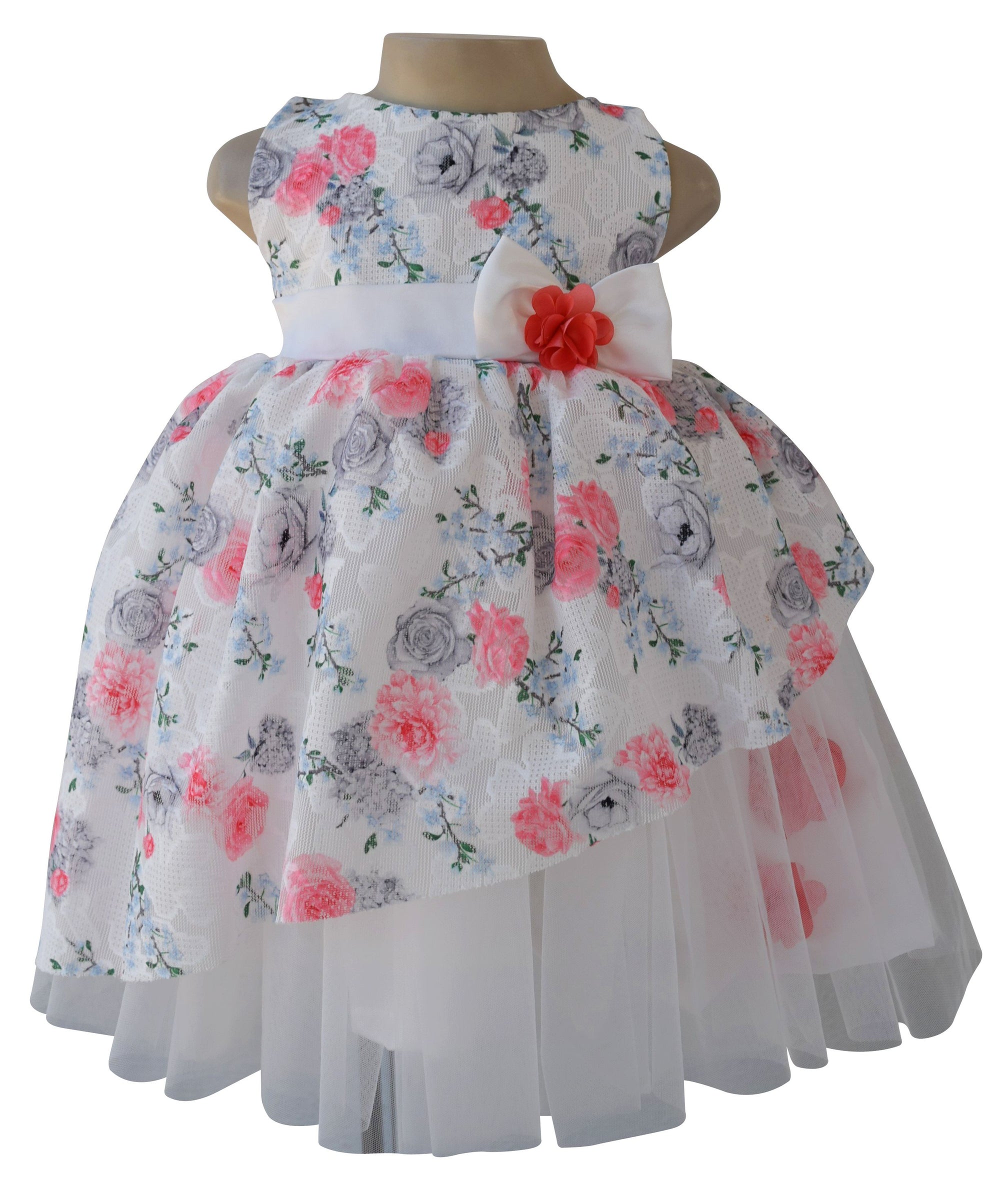 Baby Dress_Faye Cherry Floral Party Dress