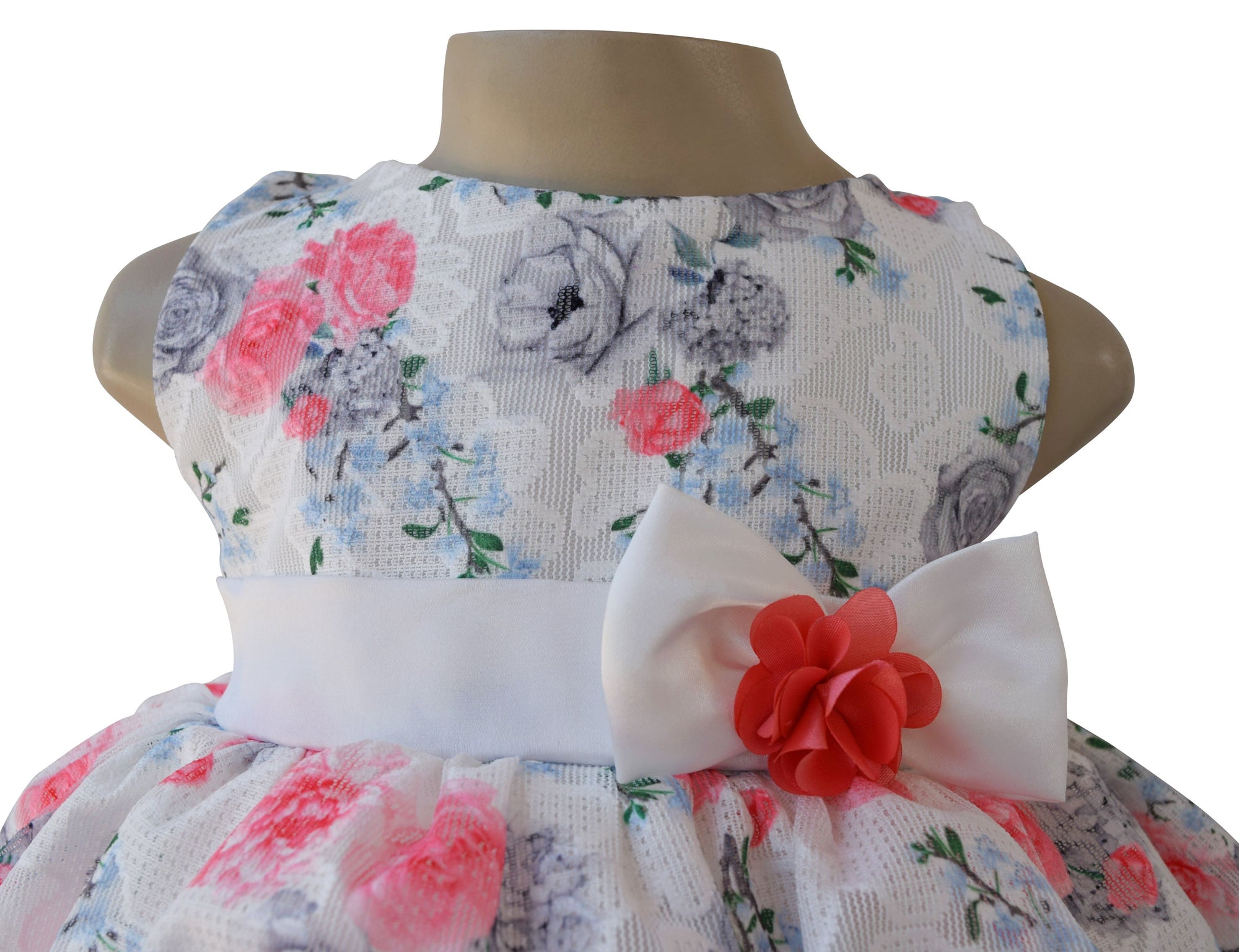 Faye Cherry Floral Party Dress
