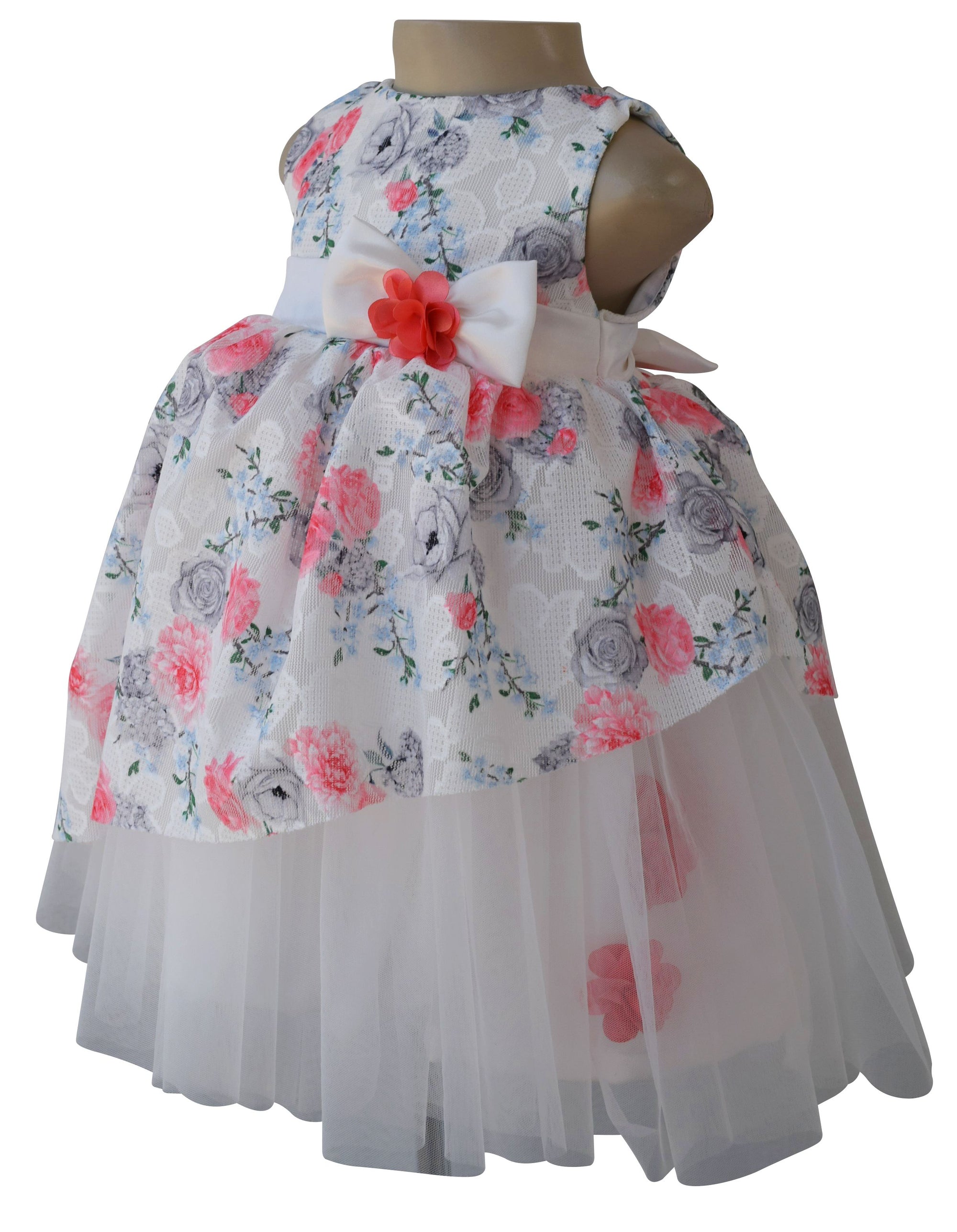 Dress for Girls_Faye Cherry Floral Party Dress