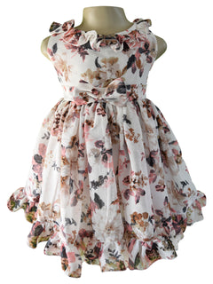 Baby Girl Dress_Faye Floral Georgette Dress