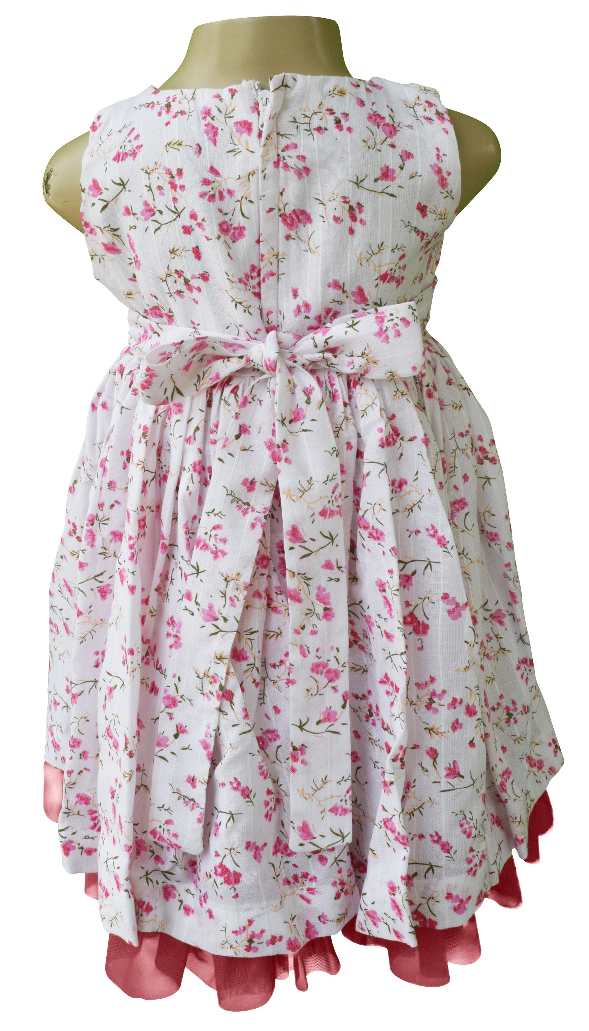 baby dress_Faye Fuchsia Floral Print Dress