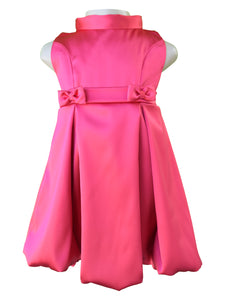 Faye Fuchsia Pleated Dress for girls