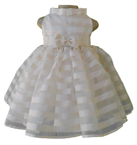 baby dress_Faye Gold Stripe Tissue Dress