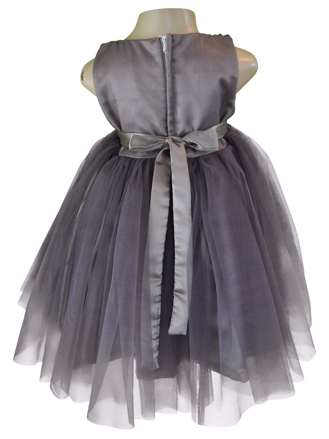Dress for Girls_Faye Grey Embroidered Dress