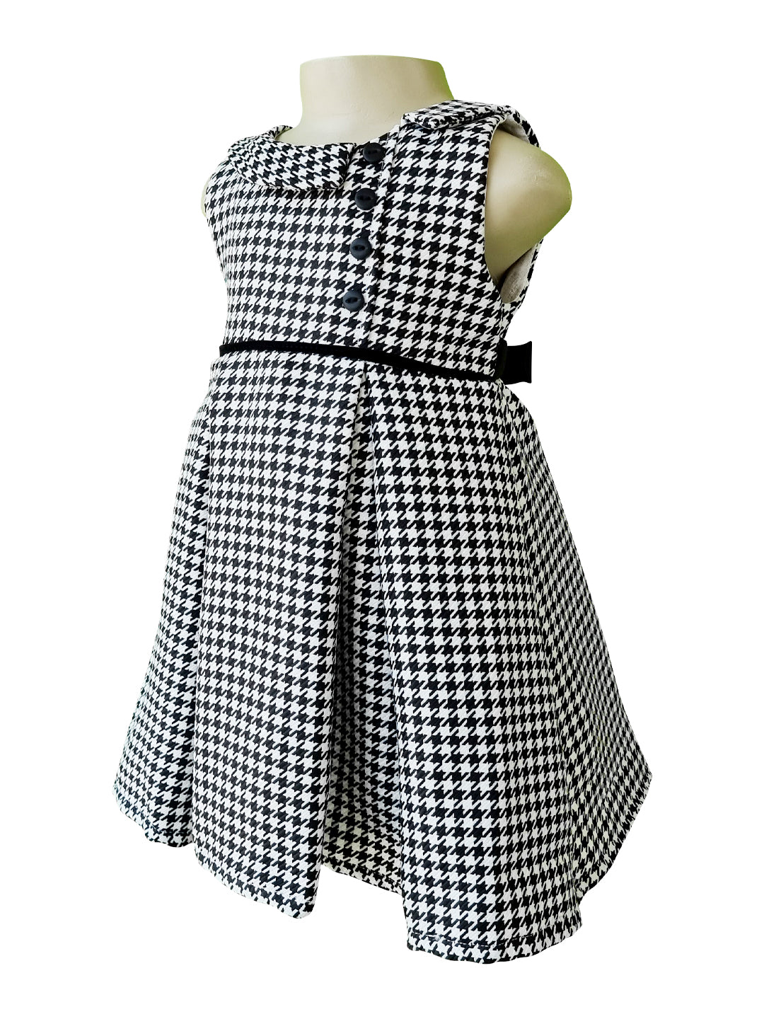 Dress for Girls | Faye Houndstooth Pleated Dress
