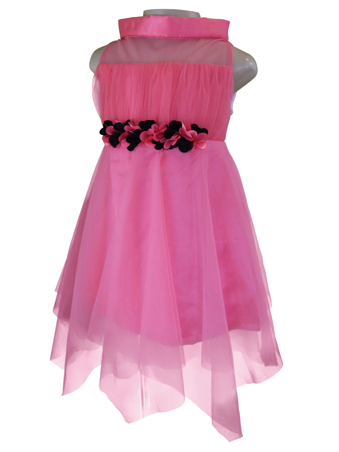 Dress for Girls_Faye Onionpink High Neck Dress